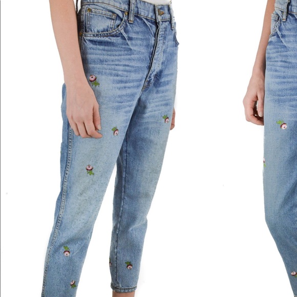 NWT The Great Jeans in Prairie Wash with Rosette - Picture 3 of 7